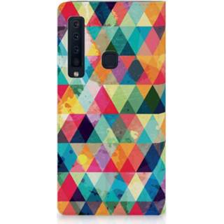 👉 Standcase Samsung Galaxy A9 (2018) Uniek Hoesje Geruit 8720091206502