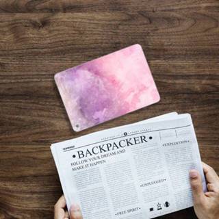 Tablethoes roze purper Apple iPad Mini 4 Tablethoesje Design Pink Purple Paint 8720091414358