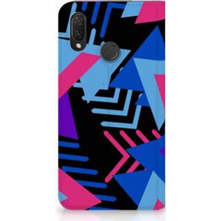 👉 Standcase Huawei P Smart Plus Hoesje Design Funky Triangle 8720091434769