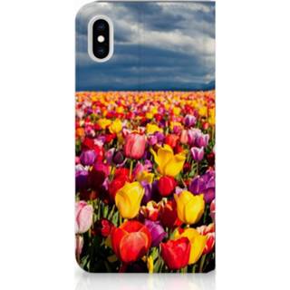 👉 Standcase XS Apple iPhone Max Uniek Hoesje Tulpen 8720091553620