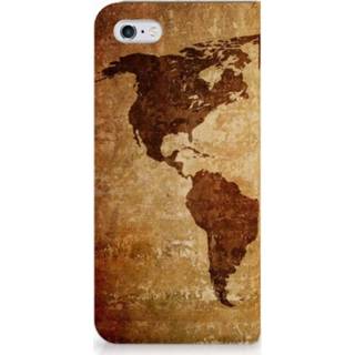 👉 Standcase Apple iPhone 6 | 6s Hoesje Design Wereldkaart 8720091560284