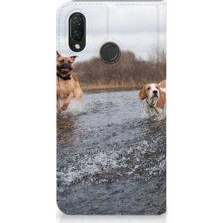 👉 Standcase Huawei P Smart Plus Hoesje Design Honden 8720091611528