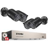 👉 ZOSI 8CH CCTV System 4PCS 1280TVL Outdoor Weatherproof Security Camera 8CH 720P DVR Day/Night DIY Kit Video Surveillance System