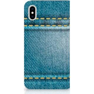 Standcase XS Apple iPhone Max Hoesje Design Jeans 8720091818026
