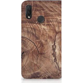 👉 Standcase Huawei P Smart Plus Hoesje Design Tree Trunk 8720091898233