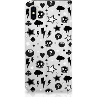 👉 Standcase zilver XS Apple iPhone Max Uniek Hoesje Silver Punk 8720091976818