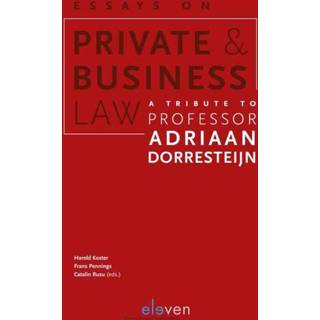 👉 Penning Essays on Private & Business Law - Harold Koster, Frans Pennings, Catalin Rusu ebook 9789462748101