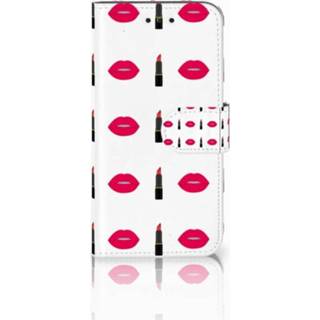 👉 Lippen stift Samsung Galaxy S6 Edge Boekhoesje Design Lipstick Kiss 8718894610237