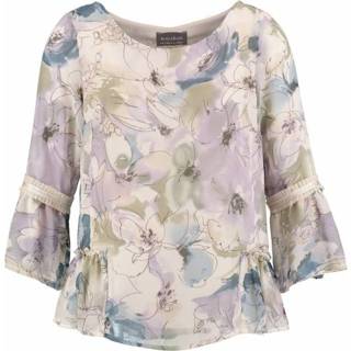 👉 Blous s multicolor Amélie & blouse met onderlaag 3/4 mouw