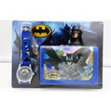👉 Watch kinderen 1pcs Hot sale! Wholesale New Lot Batman sets cartoon kids part Set Wristwatch and wallet purse student gift
