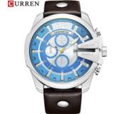 👉 Watch leather Men Luxury Brand CURREN Fashion Analog Military Sports Quartz Male Clock High Quality Strap Wristwatch Hodinky