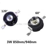 👉 High power LED zwart 5 PCS 3W Infrared IR LEDs Emitter CCTV Camera Diode for Security Black 850nm 940nm 700mA