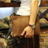 👉 Clutch leather large Badenroo 2017 New Male bag Envelope Crazy Horse Business Men Bags Casual Capacity Hand for