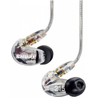 Shure SE215-CL gesloten in-ear oordoppen transparant