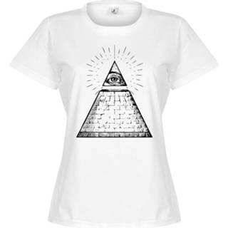 👉 Shirt wit vrouwen All Seeing Eye Dames T-Shirt -