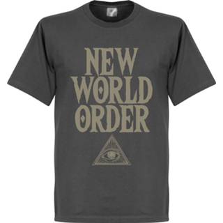 👉 Shirt grijs New World Order T-Shirt - Donkergrijs