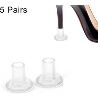 👉 Schoenen transparent 5 Paris Non-slip Wear-resistant Increase Shoes High Stiletto Heel Protector Caps Random Color Delivery(Transparent) 6923085994207