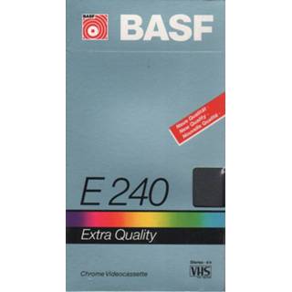 👉 Videoband BASF VHS E240 Extra Quality (4 uur) 4009993009331
