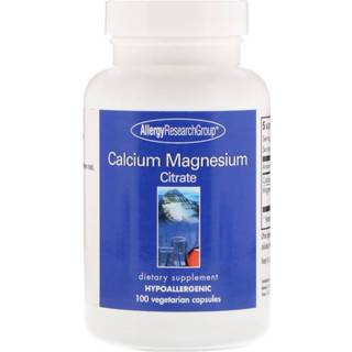 👉 Calcium Magnesium Citrate 100 Vegetarian Capsules - Allergy Research Group 713947819801