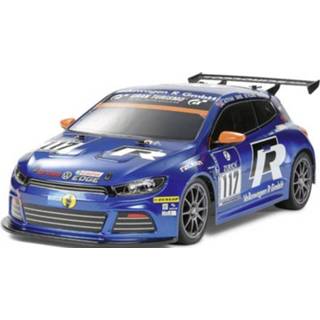 👉 Bouwpakket Tamiya TT-01E Scirocco GT24 R-Line Brushed 1:10 RC auto Elektro Straatmodel 4WD 4950344585083
