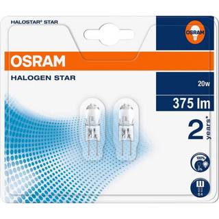 👉 Halogeenlamp wit Halogeen-lamp G4 20 W Stiftfitting Warm-wit Dimbaar OSRAM 2 stuks 4008321201836
