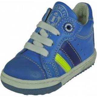 👉 Blauw geel leder Shoesme Extremeflex