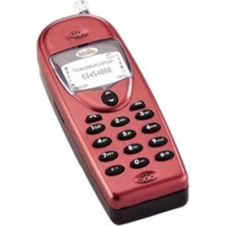 👉 Mobiele telefoon rood kunststof klein junior met geluid 12 cm 8719817333332