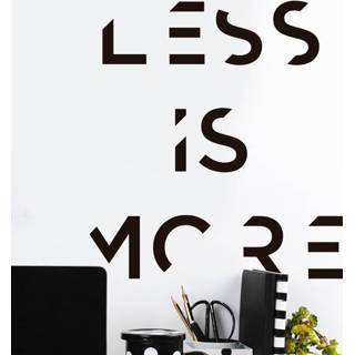 👉 Nederlands Motivatie stickers Less is more