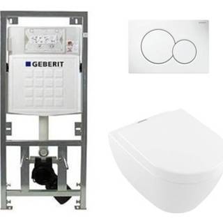 👉 Villeroy & Boch subway 2.0 toiletset diepspoel inclusief ViFresh plus quickrelease en softclose zitting afdekplaat wit
