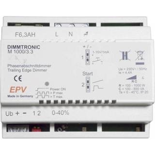 👉 Halogeenlamp EPV 101722 DIN-rail dimmer Geschikt voor lampen: Halogeenlamp, LED-lamp, Spaarlamp, TL-buis 4260430330108