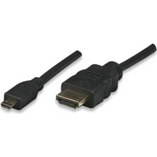 👉 Zwart TECHly HDMI Aansluitkabel [1x HDMI-stekker - 1x D micro] 3 m 8057685308732