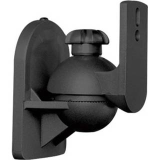 Zwart TECHly ICA-SP-SS28 Luidspreker-wandbeugel Kantelbaar en zwenkbaar 1 paar 8057685309692