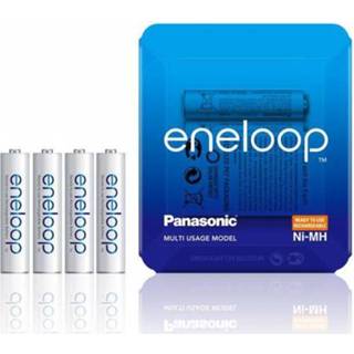👉 Batterij Oplaadbare AAA (potlood) Panasonic eneloop HR03 Storage NiMH 750 mAh 1.2 V 4 stuks 5410853060581