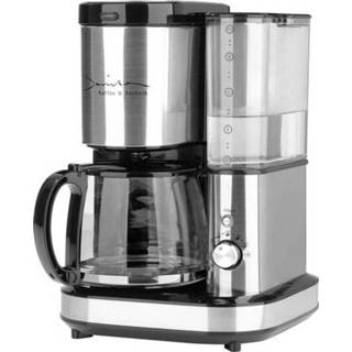 👉 Koffiezetapparaat zwart RVS GourmetMaxx Barista RVS, Capaciteit koppen=10 met koffiemolen 4052926033835