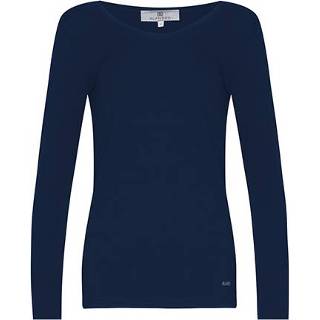👉 Shirt rood active Alan Red stretch navy lange mouwen Laura