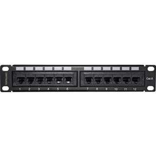 👉 Intellinet 720748 Netwerk-patchpanel 12 poorten CAT 6 1 HE 766623720748