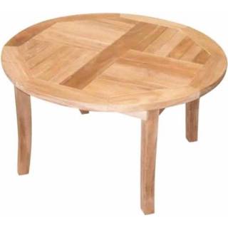 👉 Terrastafel teak teakhout active Rosanna lounge tuintafel 80x80xH45 cm rond