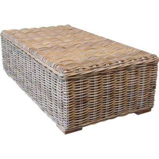 👉 Terrastafel natural rotan active Nissah lounge tuintafel 143x75 naturel