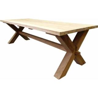 👉 Terrastafel teak teakhout active Zambia dining tuintafel 300x100xH77 cm