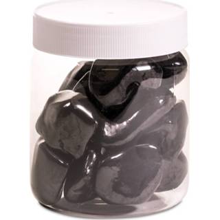 👉 Trommelsteen transparante active Shungiet Trommelstenen B Kwaliteit in Pot