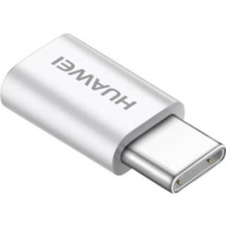 👉 Mobiele telefoon Huawei Adapter [1x Micro-USB-bus - 1x USB-C stekker] Bulk/OEM 4260457460277