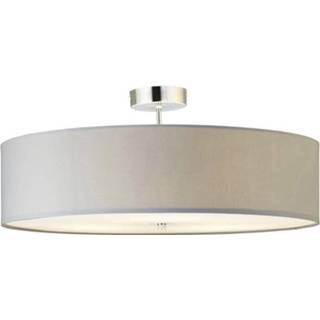 👉 Plafondlamp grijs chroom LED E27 180 W Lichtgrijs, Brilliant Andria 93522/22 4004353323614