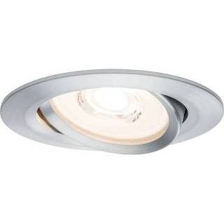 Inbouwlamp aluminium Set van 3 Energielabel: A (A++ - E) LED 20.4 W Paulmann 93943 Reflector Coin 4000870939437