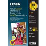 👉 Fotopapier s 2x 20 Epson Value Glossy Photo Paper 10x15 cm. 183 g 400044 8715946614441