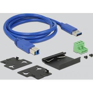 👉 Delock Externer Industrie Hub 10 x USB 3.0 Typ-A mit 20 kV ESD Schutz 4043619639199