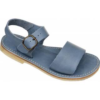 👉 Sandaal blauw Leather|Leer 36 uniseks Duckfeet - Løkken Sandalen maat 36, 5907776453533