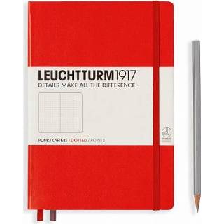 👉 Notitieboek rood medium Leuchtturm1917 Notitieboekje A5 Dotted 4004117336003