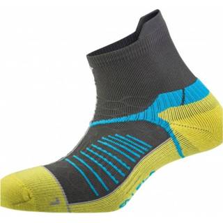 Sock zwart geel uniseks Salewa - Ultra Trainer Socks Multifunctionele sokken maat 35-37, zwart/geel 4053865725812