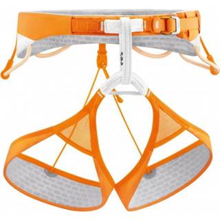 👉 Klimgordel oranje grijs beige wit dyneema s uniseks Petzl - Sitta maat S, oranje/grijs/beige/wit 3342540101456