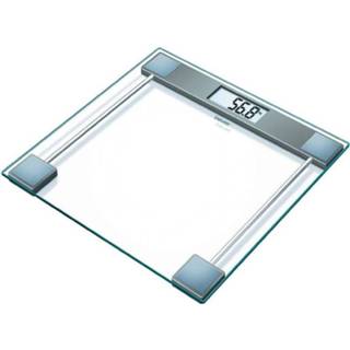 👉 Personenweegschaal gewicht st glas veiligheidsglas Beurer GS11 Digitale Weegbereik (max.): 150 kg (helder) 4211125755058